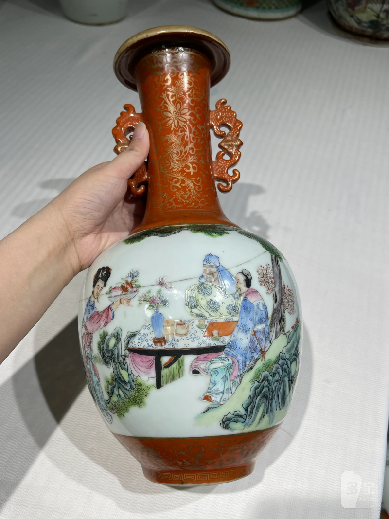 清代 粉彩瓷器一组四件 - 图19
